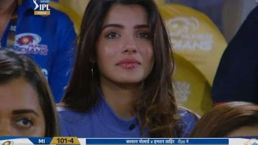 Aditi Hundia in IPL 2019 final