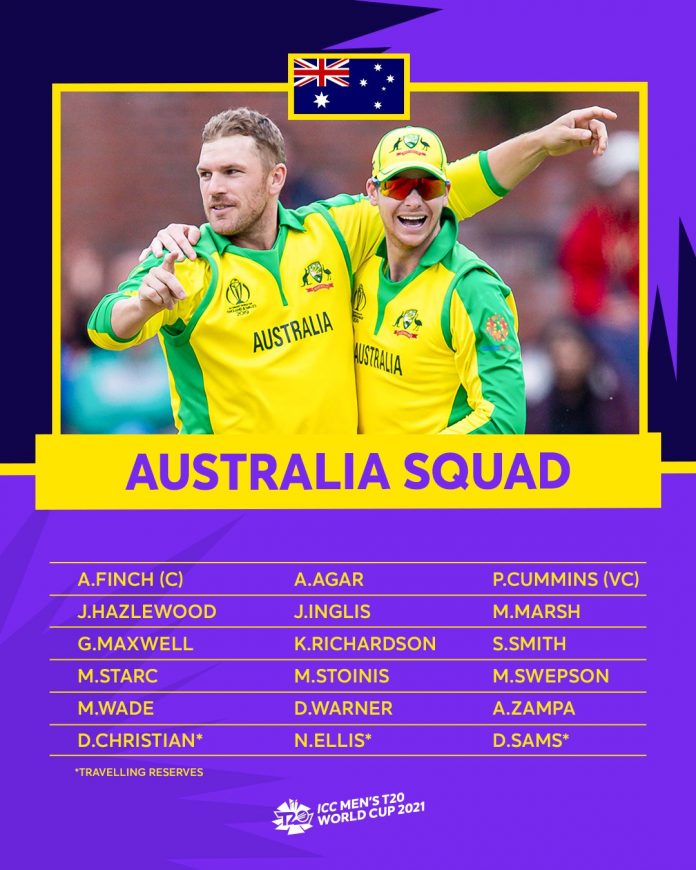 Australia T20 World Cup Squad 2021