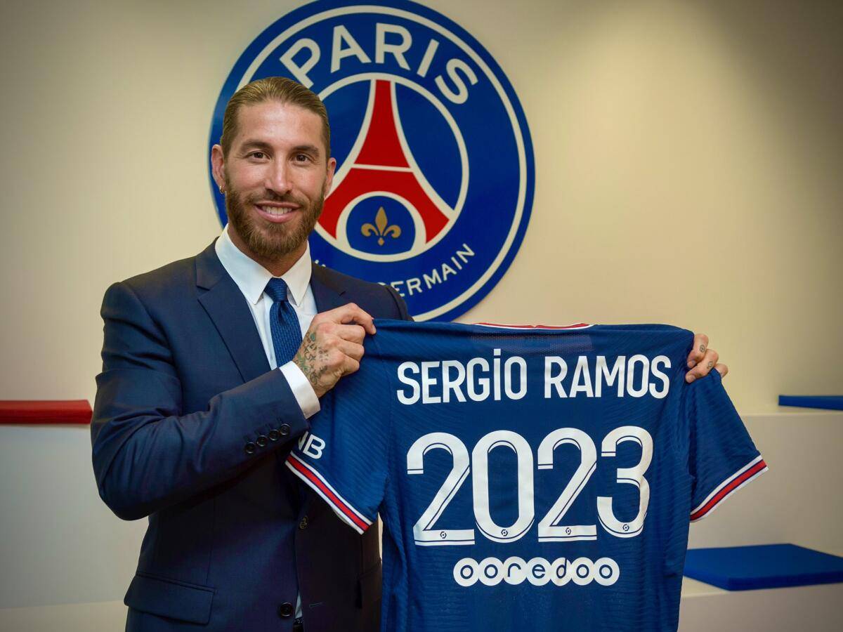 Sergio Ramos joined PSG