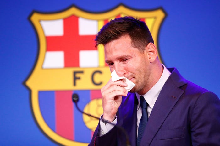 Barcelona Financial crisis - Messi left