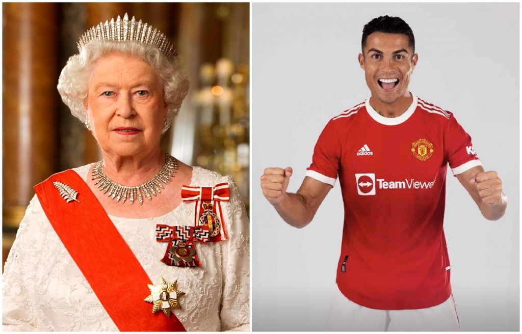 queen elizabeth ronaldo shirt