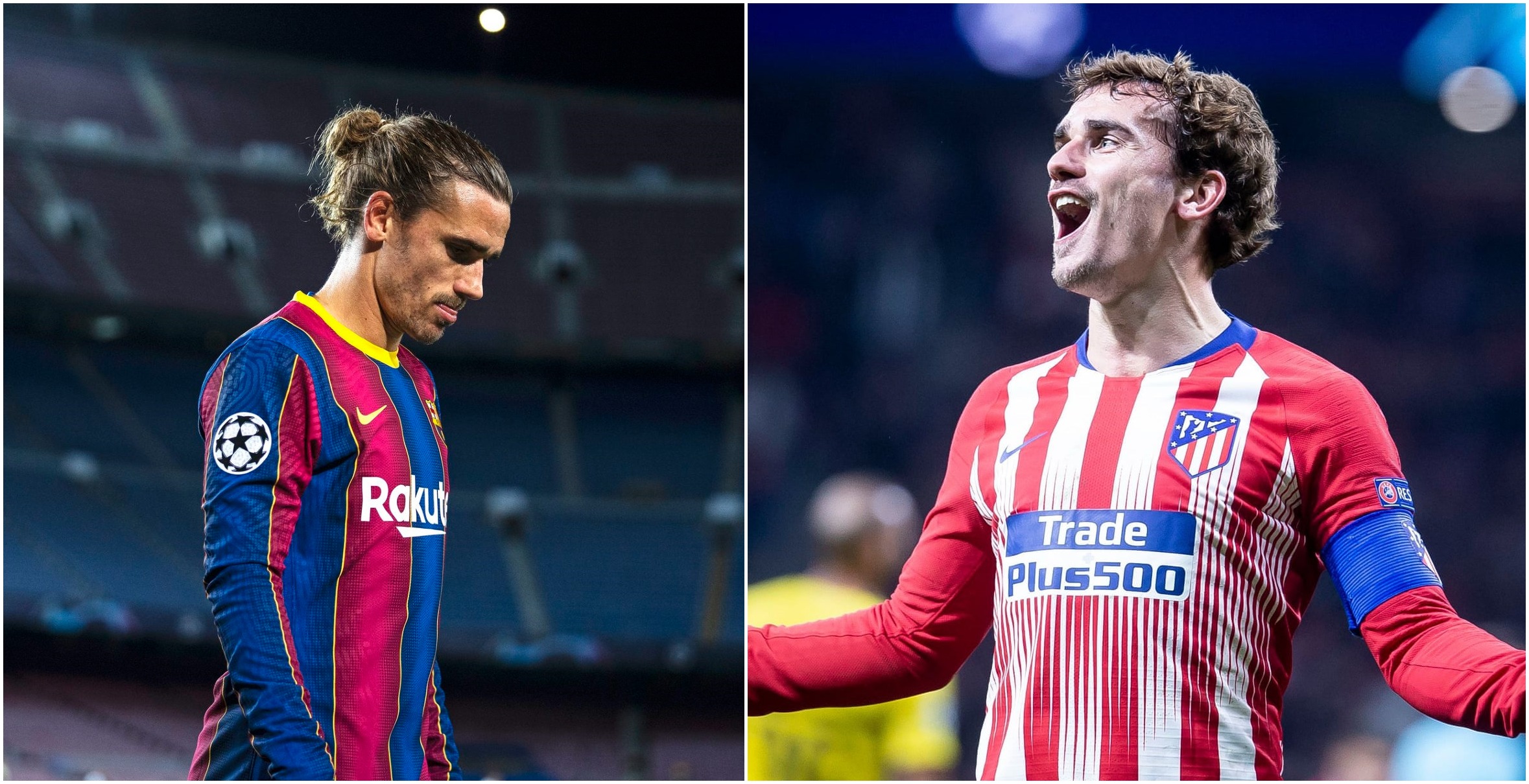 Why did Antoine Griezmann return to Atletico Madrid from Barcelona?