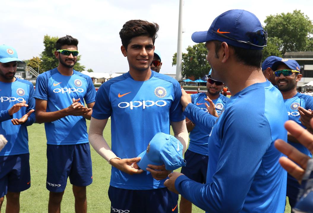 shubman gill odi debut