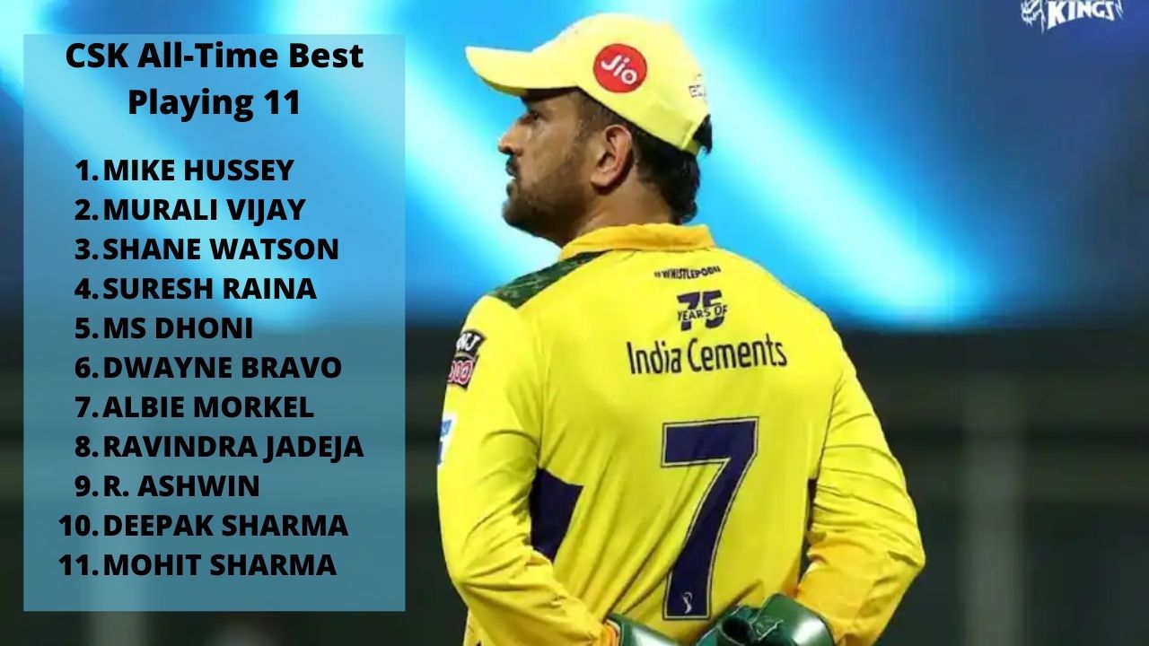 Chennai Super Kings All-Time Best Playing 11