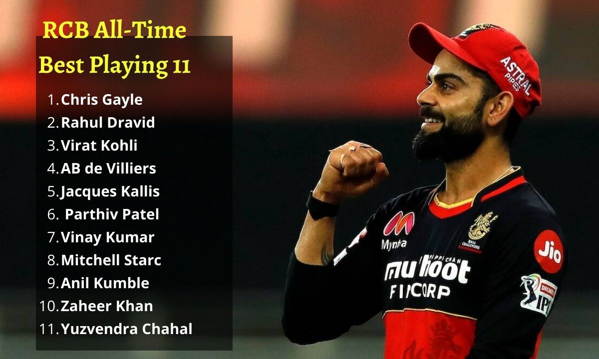 Royal Challengers Bangalore All-Time Best Playing 11