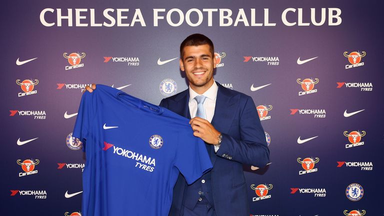 Alvaro Morata - No.9 in Chelsea's history