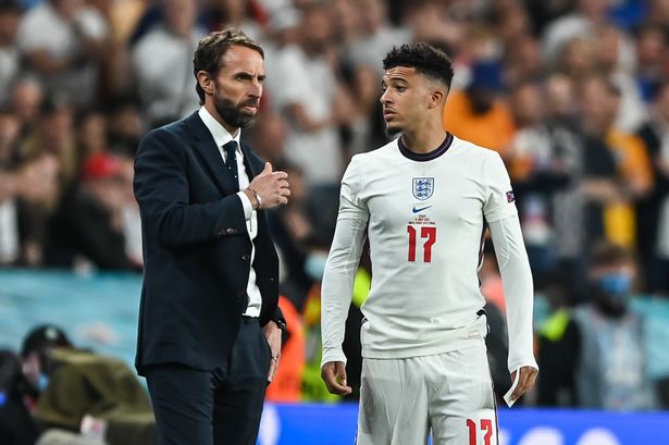 Why is Jadon Sancho not in the England squad for UEFA Nations League 2022 ?