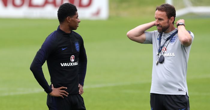 Why is Marcus Rashford not in the England squad for UEFA Nations League 2022 ?