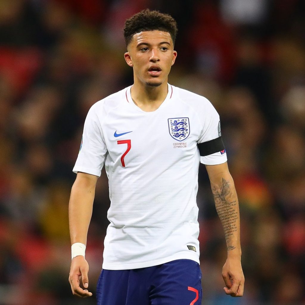 Why is Jadon Sancho not in the England squad