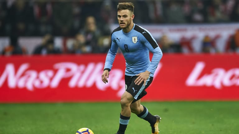 Uruguay Starting 11 - Nahitan Nández