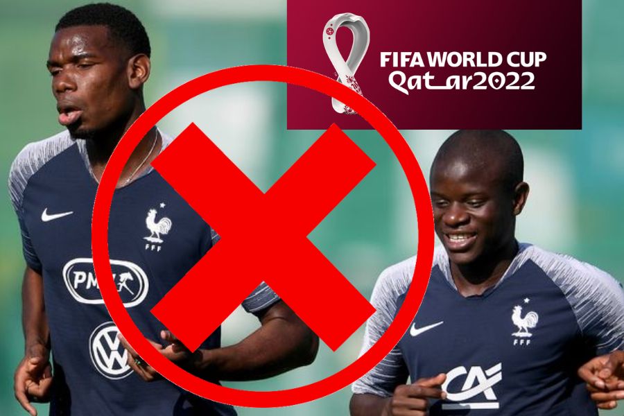 Pogba and Kante to miss World Cup 2022