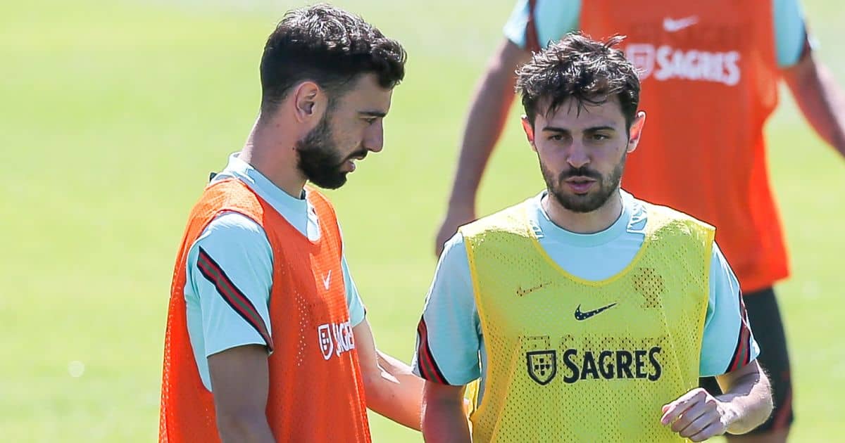 Bruno Fernandes and Bernardo Silva