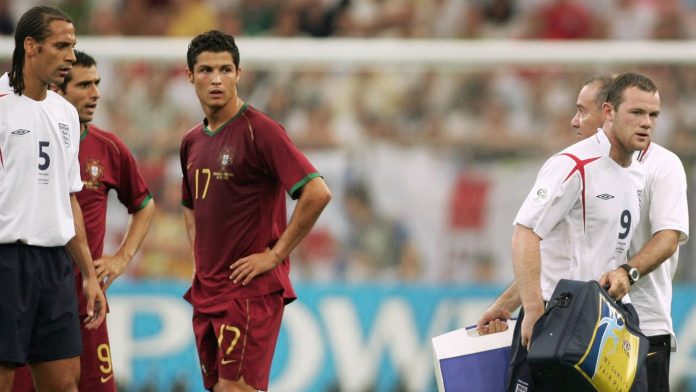 What happened between Rooney and Cristiano at 2006 World Cup?