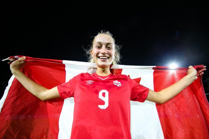 Jordyn Huitema, a Canadian soccer player