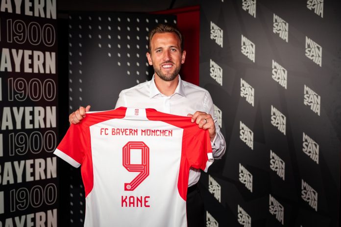Harry Kane signs for German giants Bayern Munich