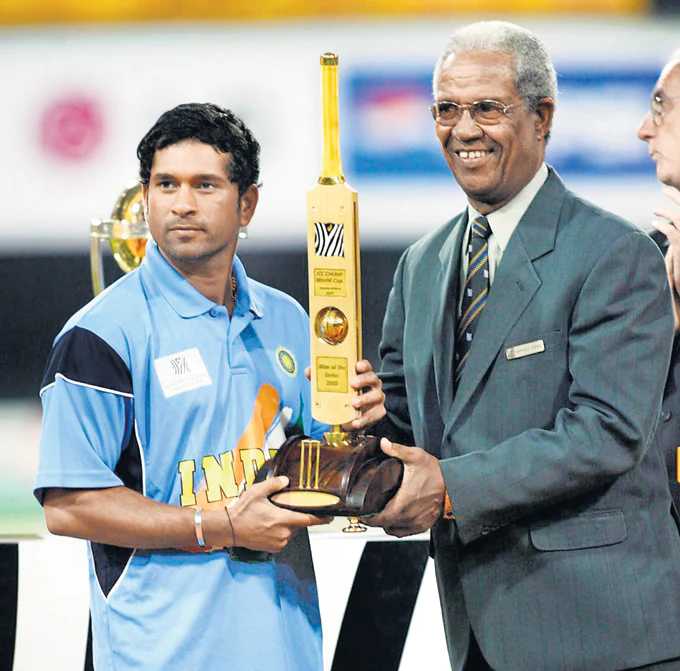 2003 World Cup - Player of the Tournament : Sachin Tendulkar (India)