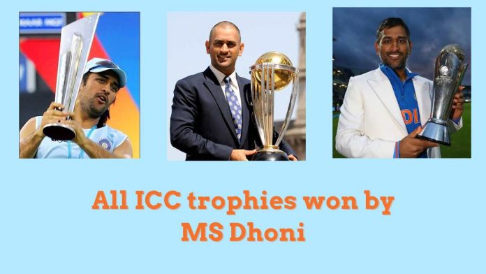 All ICC trophies won by MS Dhoni