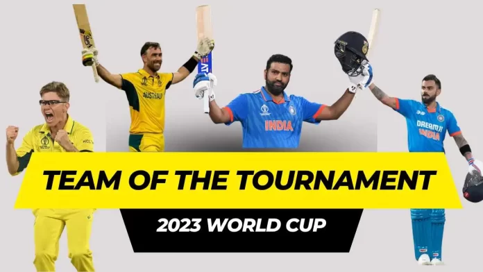 2023 World Cup Team of the Tournament by ICC